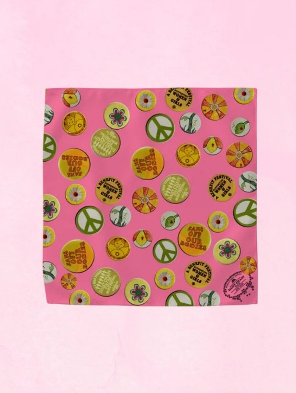 Daisy Chain Fields Pins Bandana